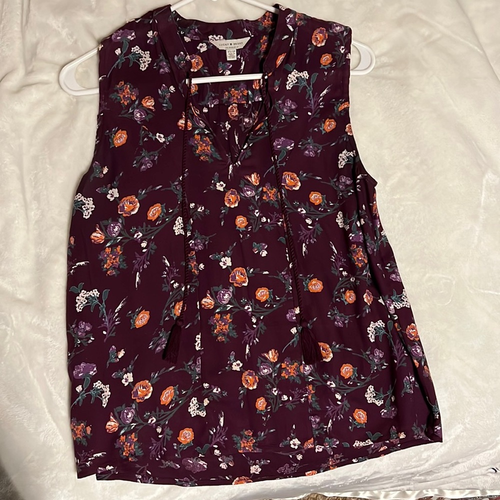 Lucky brand floral tank